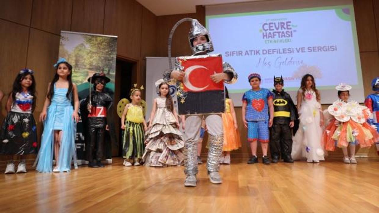 Bağcıların &ccedil;ocuklarından &ldquo;Sıfır Atık&rdquo; g&ouml;sterisi