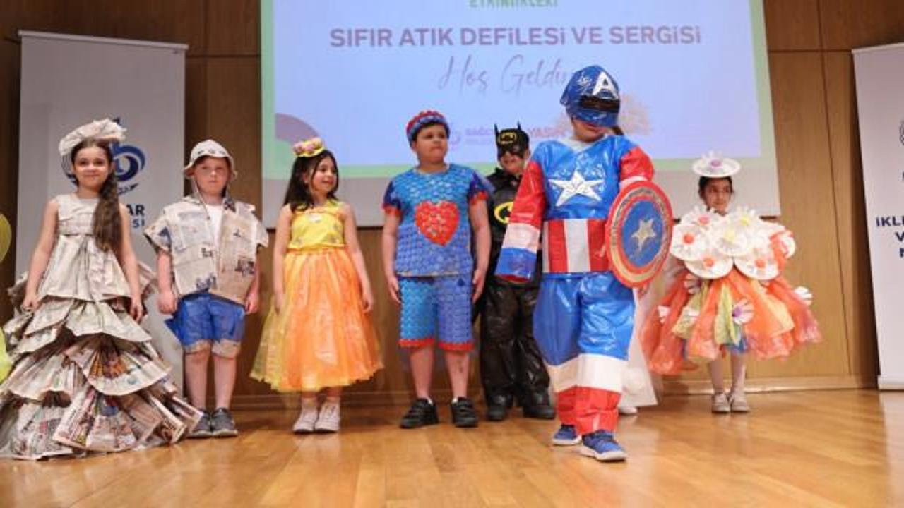 Bağcıların &ccedil;ocuklarından &ldquo;Sıfır Atık&rdquo; g&ouml;sterisi
