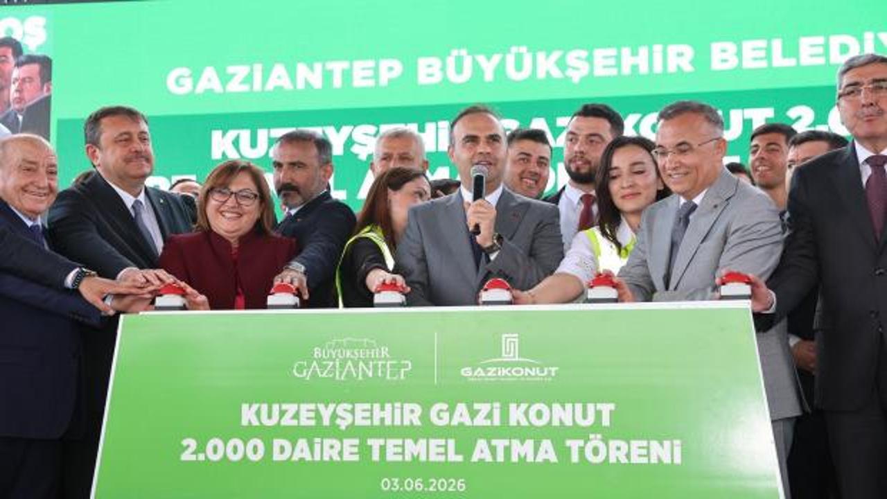 Gaziantep Kuzeyşehir konut projesi temel atma töreni