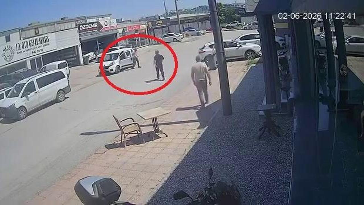 Bursa'da araç hırsızlığına teşebbüs eden şahsa esnaf müdahalesi