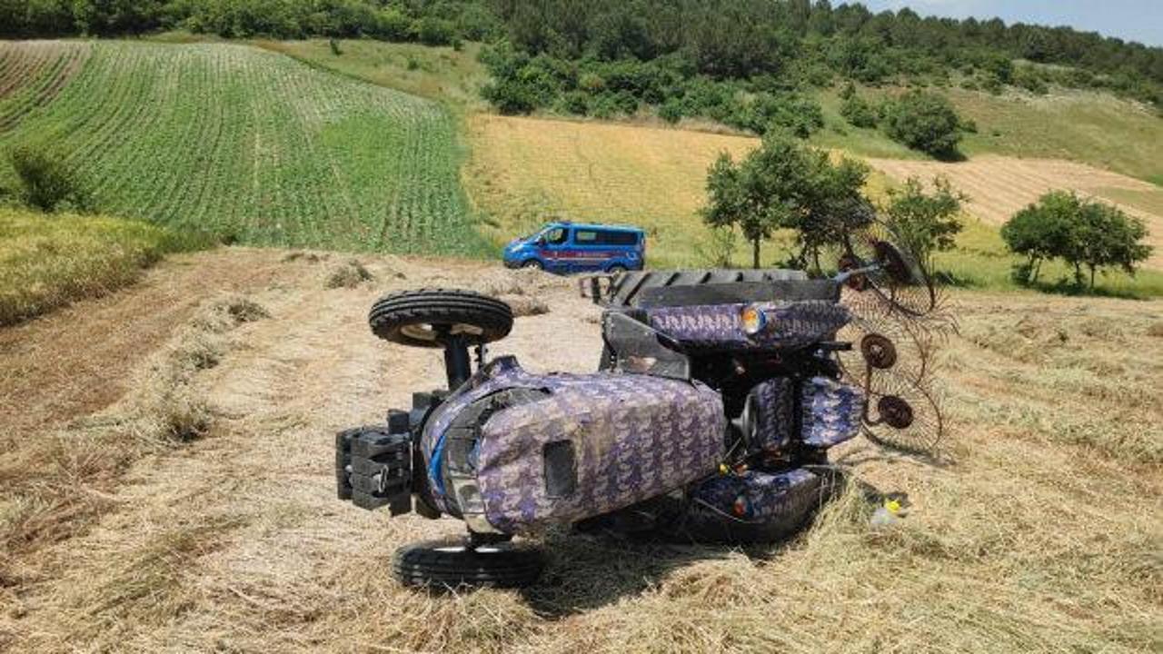 Bursa'da devrilen trakt&ouml;r&uuml;n s&uuml;r&uuml;c&uuml;s&uuml;nden acı haber geldi