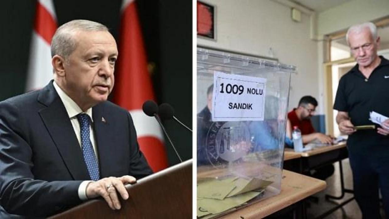 Ara seçim sonuçlarının ardından AK Parti ve Cumhur İttifakı'nın zaferini gösteren görseller.