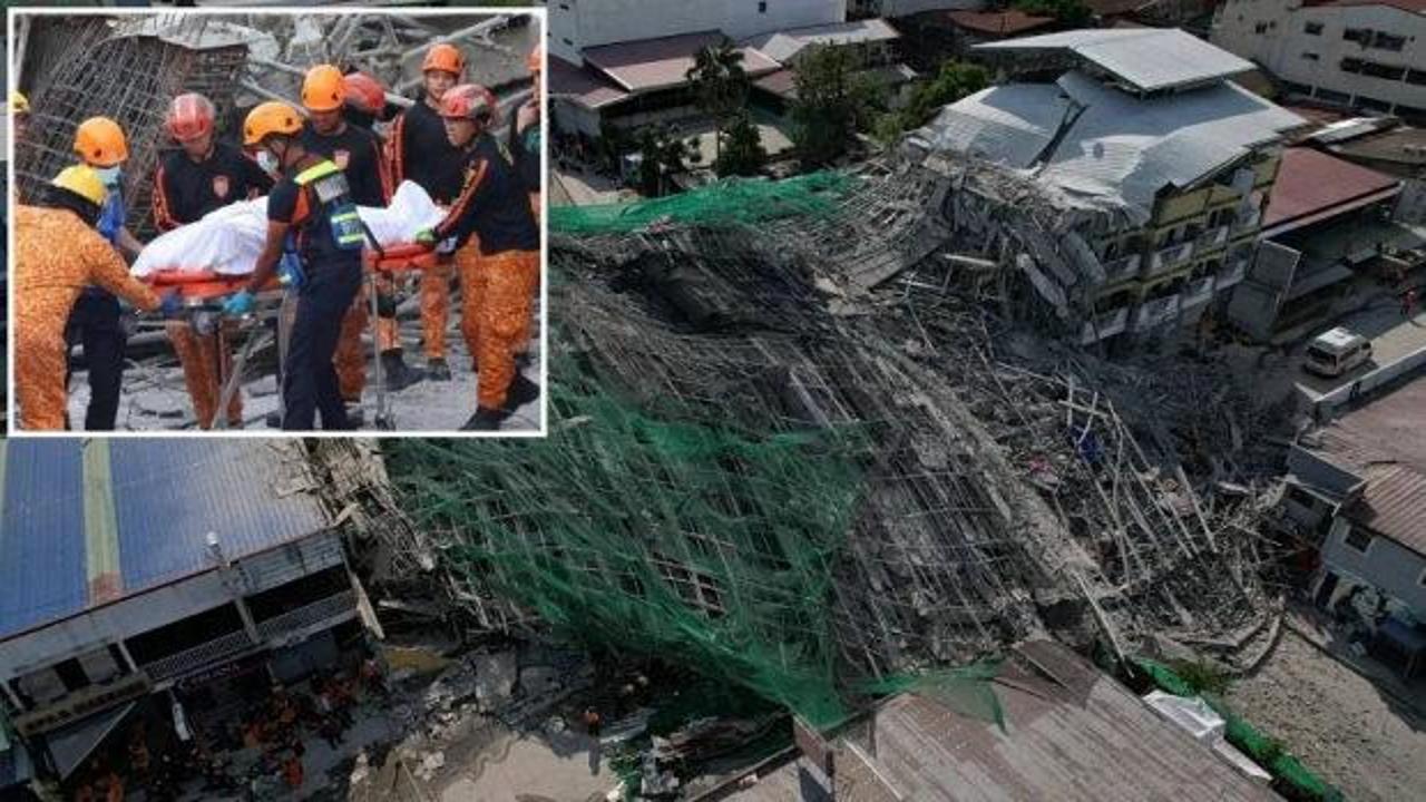 Filipinler'de bina &ccedil;&ouml;kt&uuml;! &Ouml;l&uuml; sayısı 17'ye y&uuml;kseldi