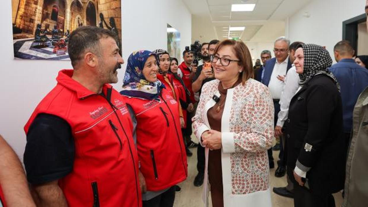 Gaziantep'te inşa edilen yeni Alzheimer merkezinin dış cephesi.