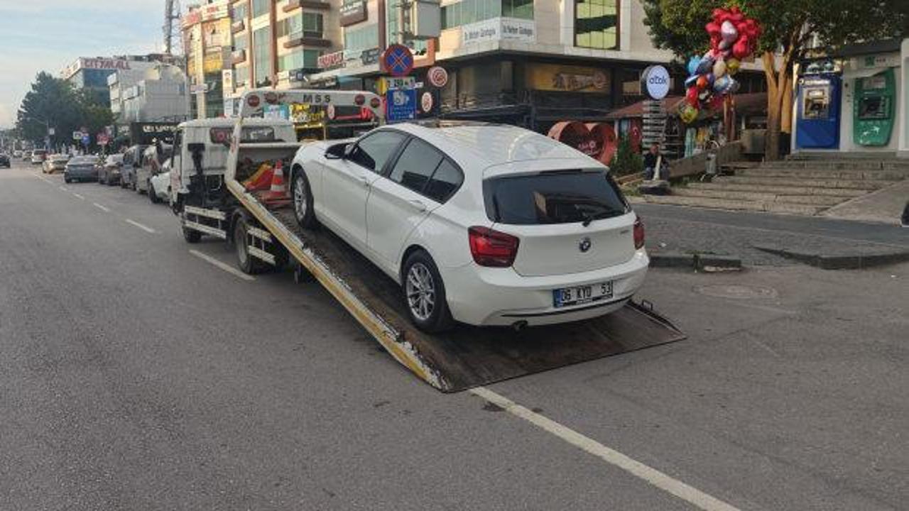 Samsun'da korsan taksi denetiminde 3 s&uuml;r&uuml;c&uuml;ye 300 bin lira ceza