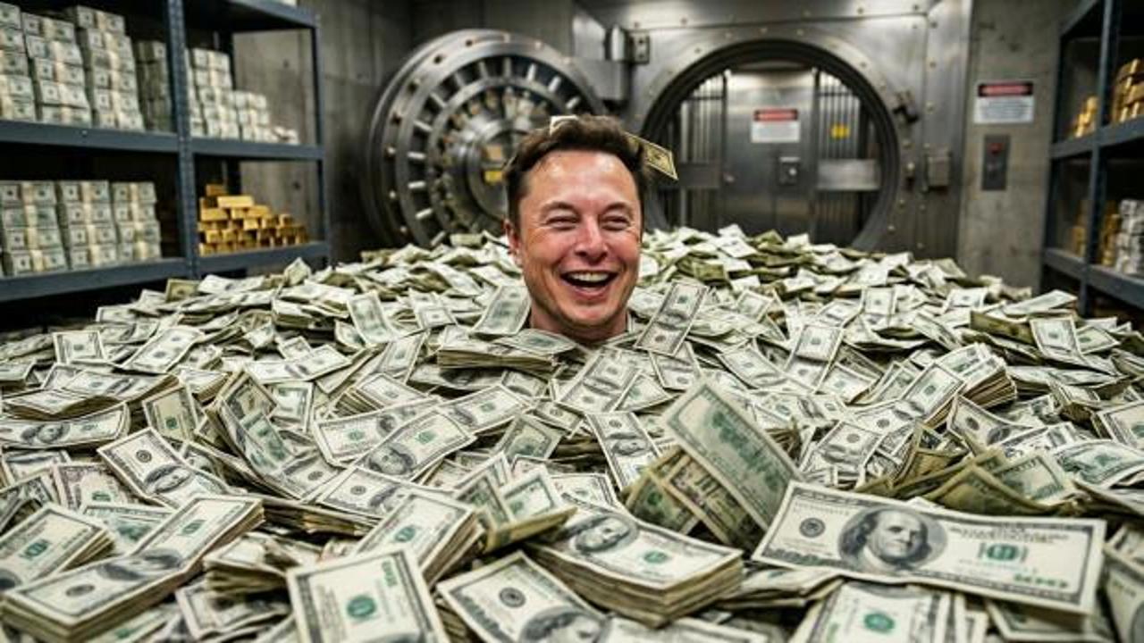 Elon Musk ve SpaceX logosu
