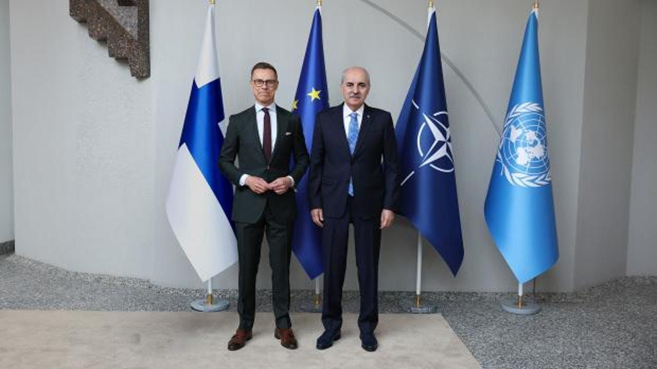 TBMM Başkanı Kurtulmuş, Cumhurbaşkanı Stubb tarafından kabul edildi