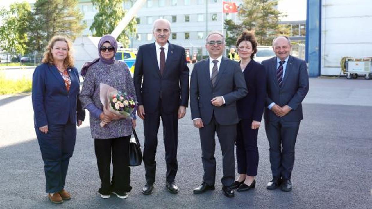 TBMM Başkanı Kurtulmuş İsve&ccedil;'te