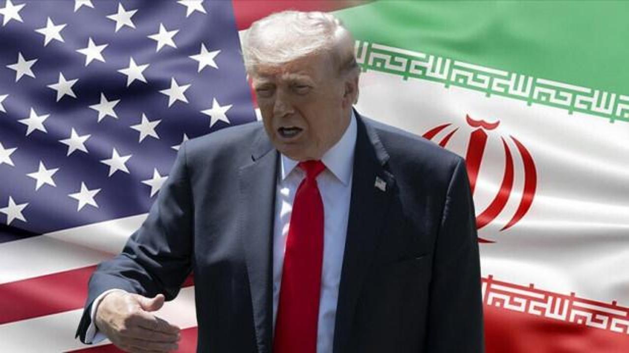 ABD Başkanı Donald Trump konuşma yaparken