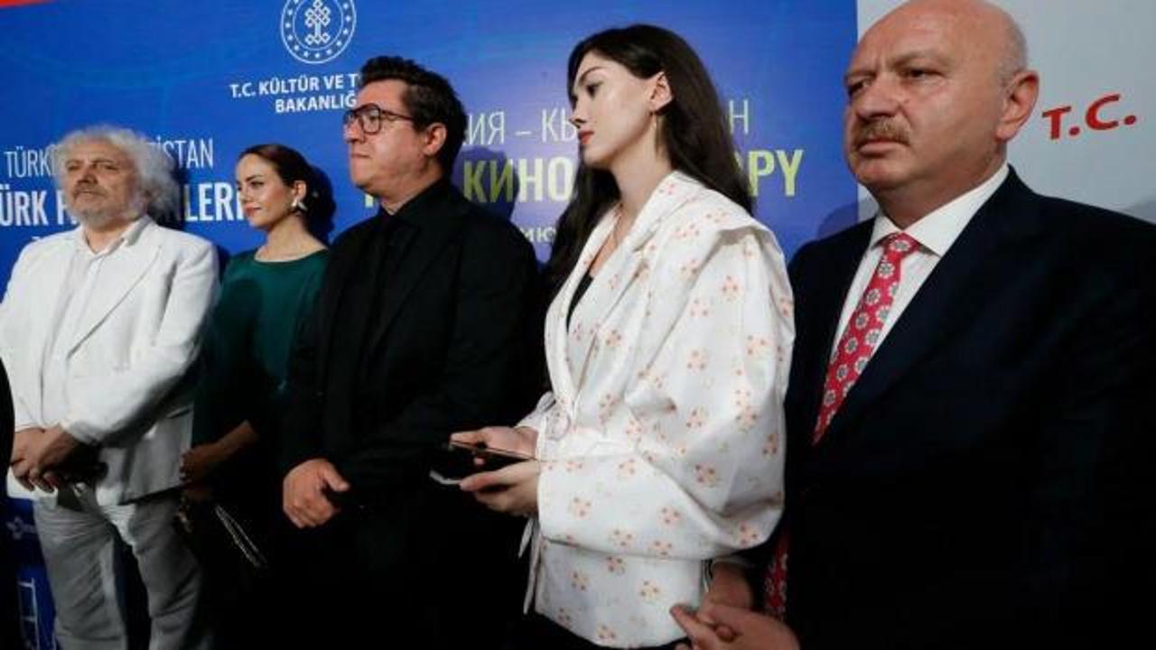 Türkiye-Kırgızistan Türk Film Günleri açılışından bir kare