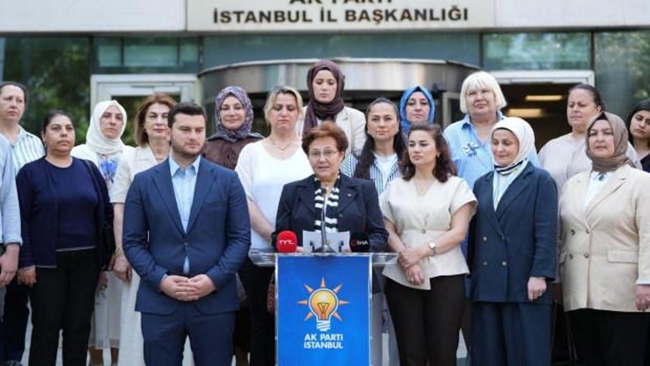 AK Parti İstanbul İl Başkanlığı'nda Dünya Çevre Günü kapsamında düzenlenen basın açıklaması