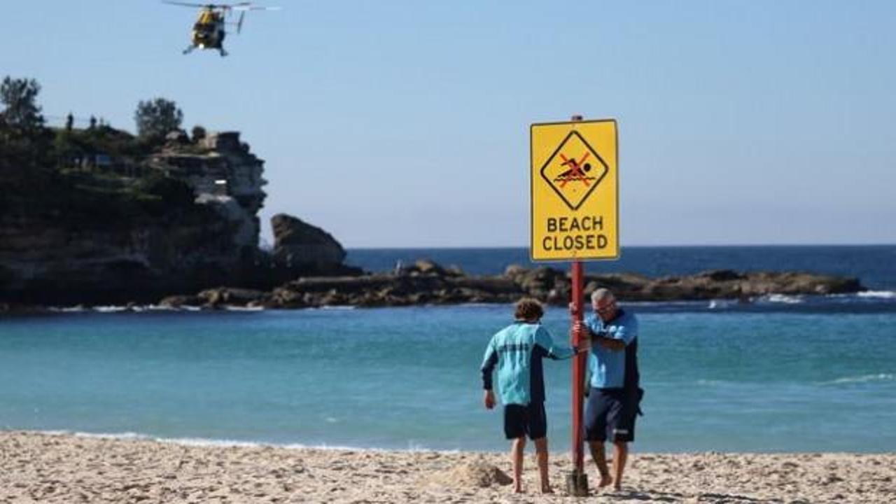 Avustralya'da Coogee Plajı'nda köpekbalığı saldırısı sonrası güvenlik önlemleri.