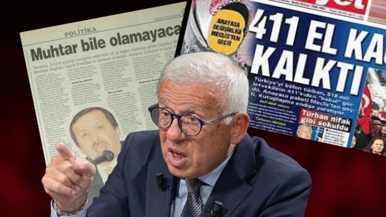 Ertuğrul Özkök'ün açıklamalarının yer aldığı bir haber görseli.