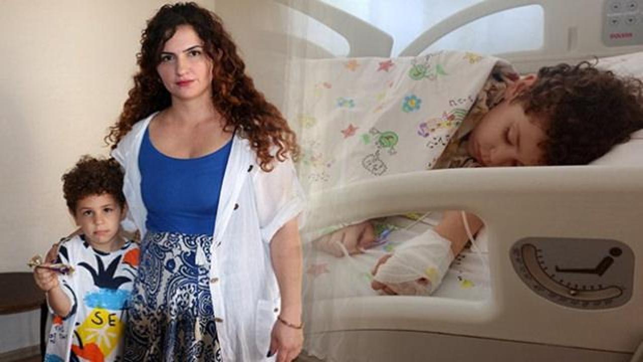6 yaşındaki çocuk kekin içindeki paketi yiyerek hastaneye kaldırıldı.