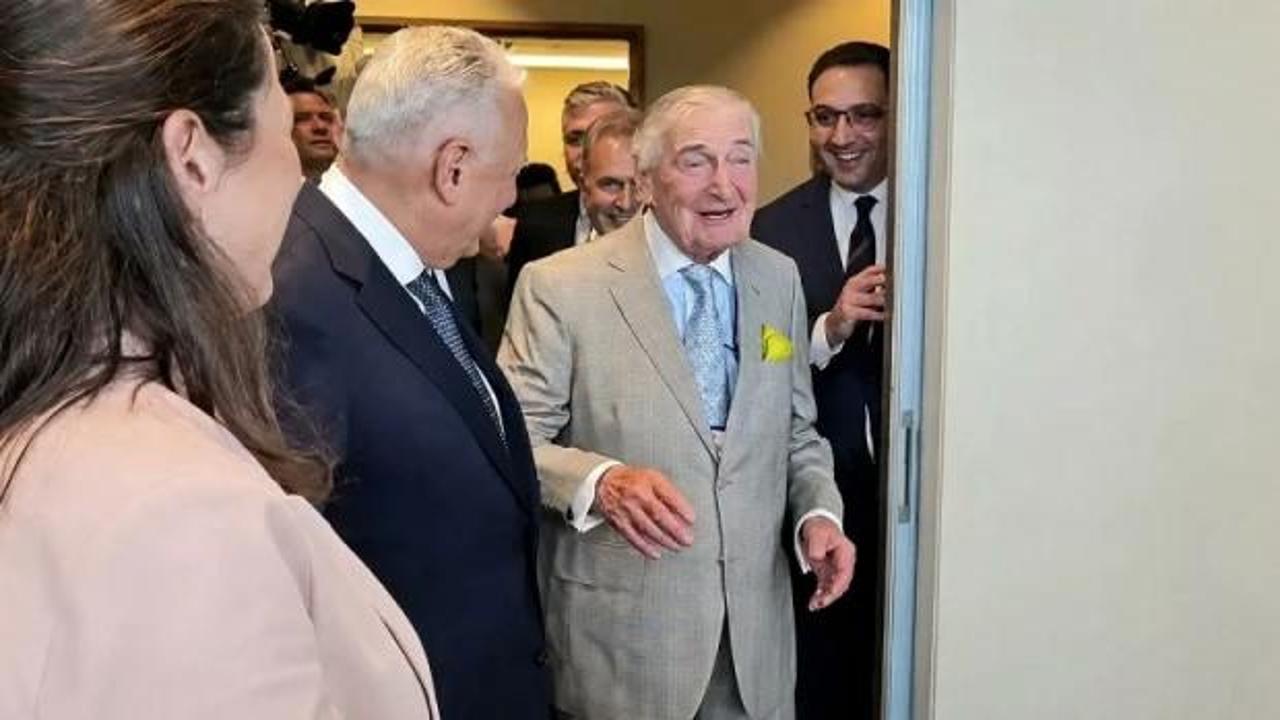 Rahmi Koç ve Binali Yıldırım'ın yer aldığı kolaj görseli