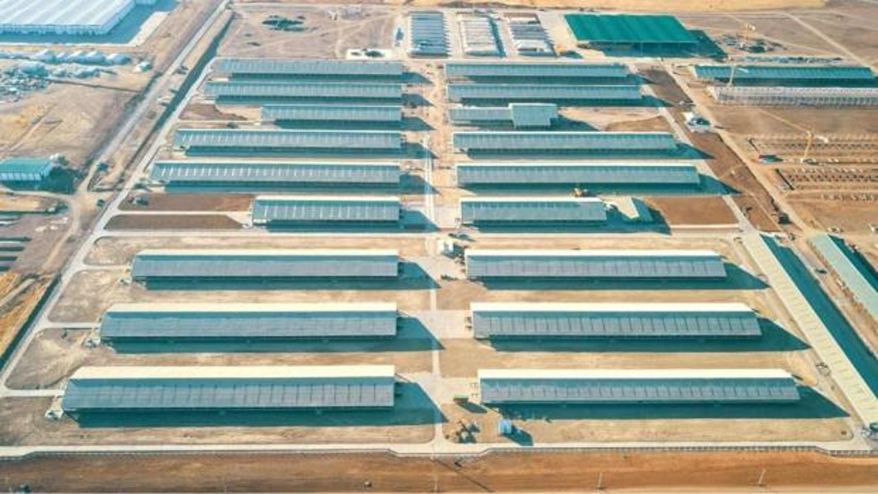 Bingöl'deki Sütaş Entegre Tesisleri'nin genel görünümü