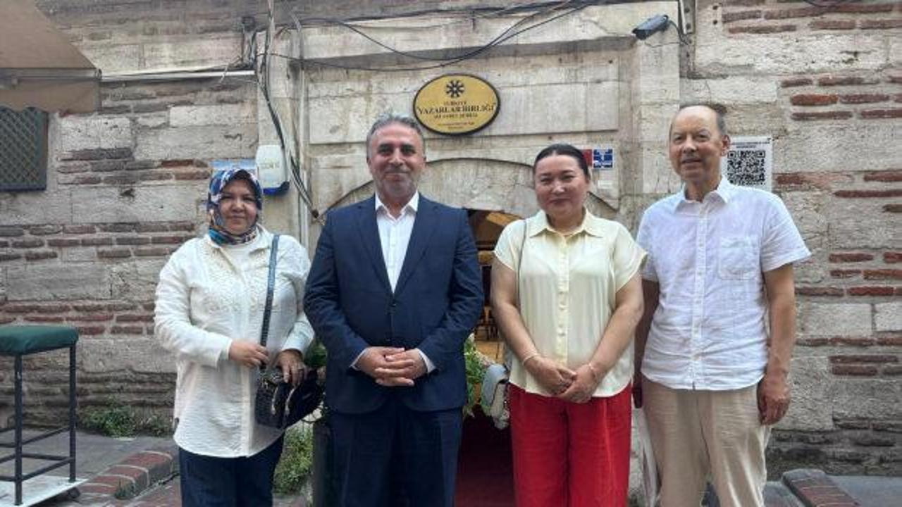 D&uuml;nya Uygur Yazarlar Birliği&rsquo;nden TYB İstanbul&rsquo;a ziyaret 