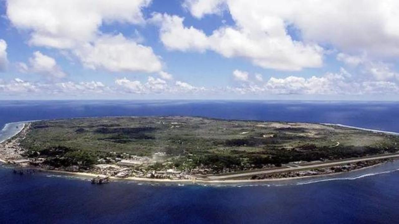 Nauru ülkesinin haritadaki konumu.