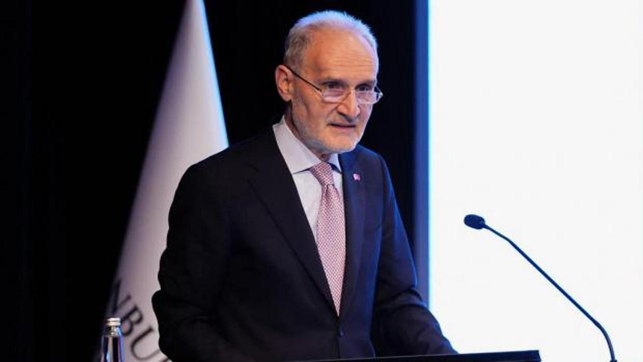 Şekib Avdagiç'in İstanbul Ticaret Odası seçimleri için adaylığını açıkladığı toplantıdan bir görüntü.
