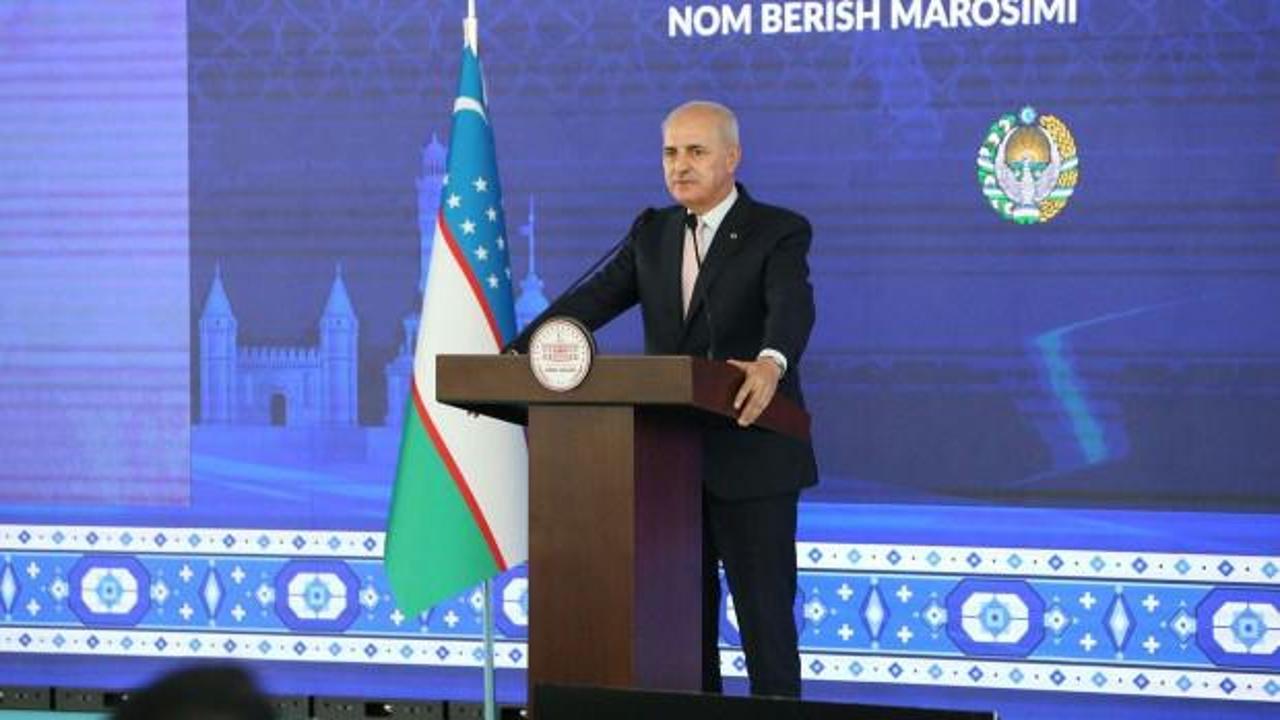 Kurtulmuş, Hatay &Ouml;zbekistan Mahallesi İsim Verme T&ouml;reni'nde konuştu