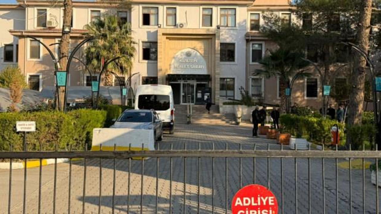 Mardin'de parkta işlenen cinayet sonrası adliyeye sevk edilen şüpheliler.