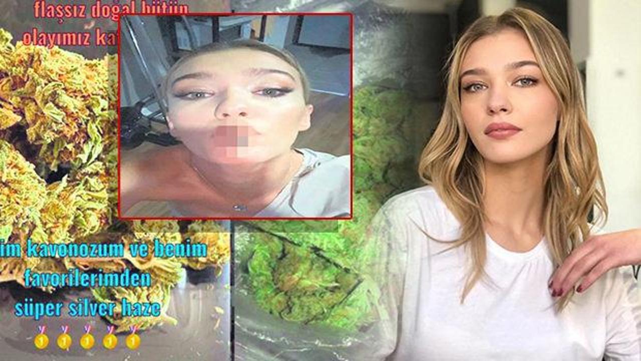 Oyuncu Melisa Döngel'in uyuşturucu soruşturması kapsamında telefonunda çıkan yazışmalar ve fotoğraflar.
