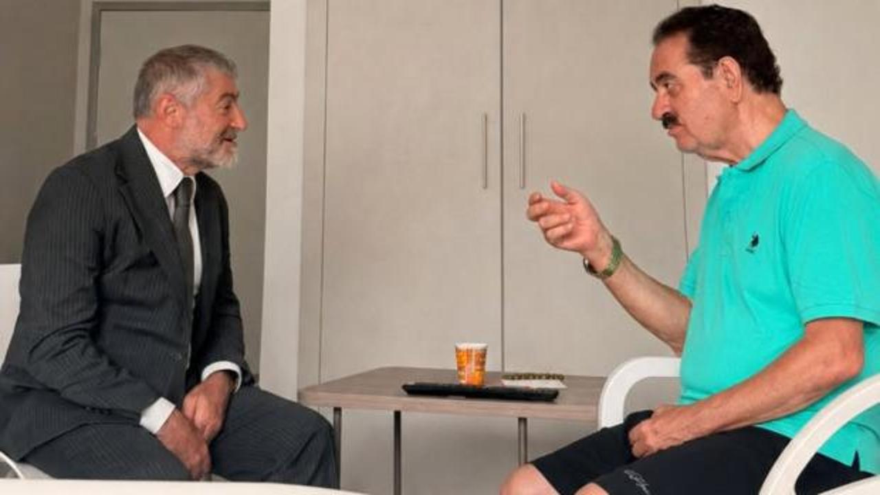 İbrahim Tatlıses ve Nureddin Nebati birlikte