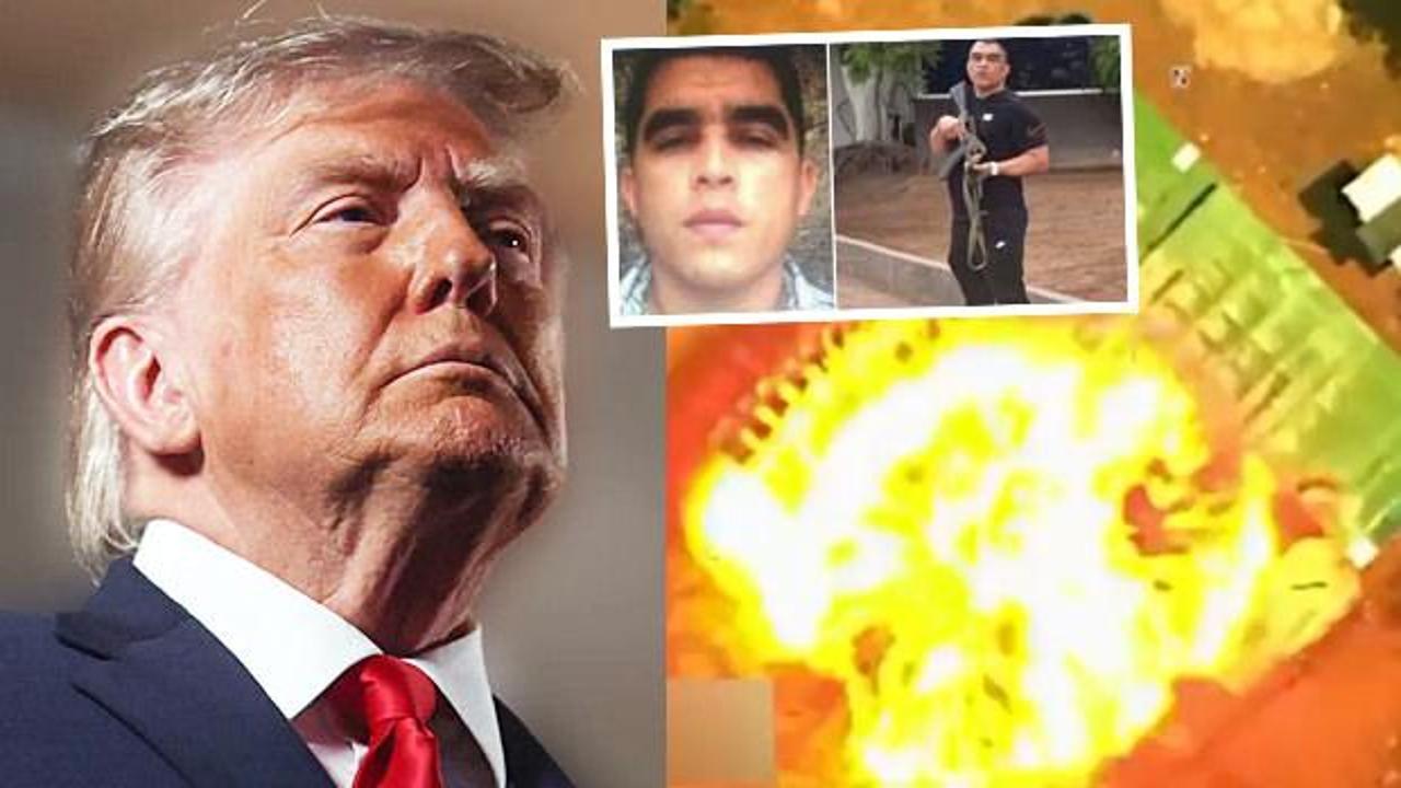 ABD Başkanı Donald Trump konuşma yaparken