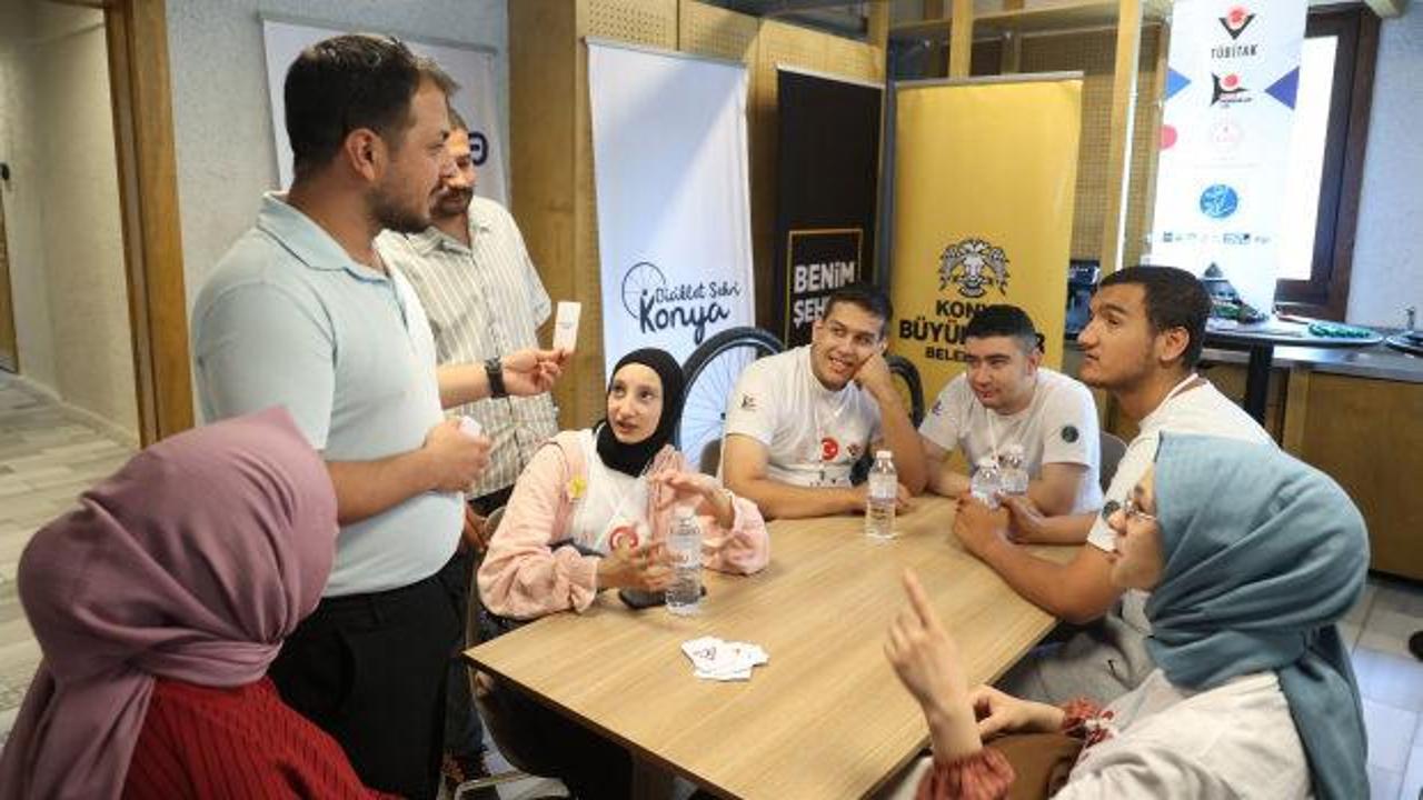Hafif düzey zihinsel yetersizliği olan öğrenciler bisiklet tamir atölyesinde