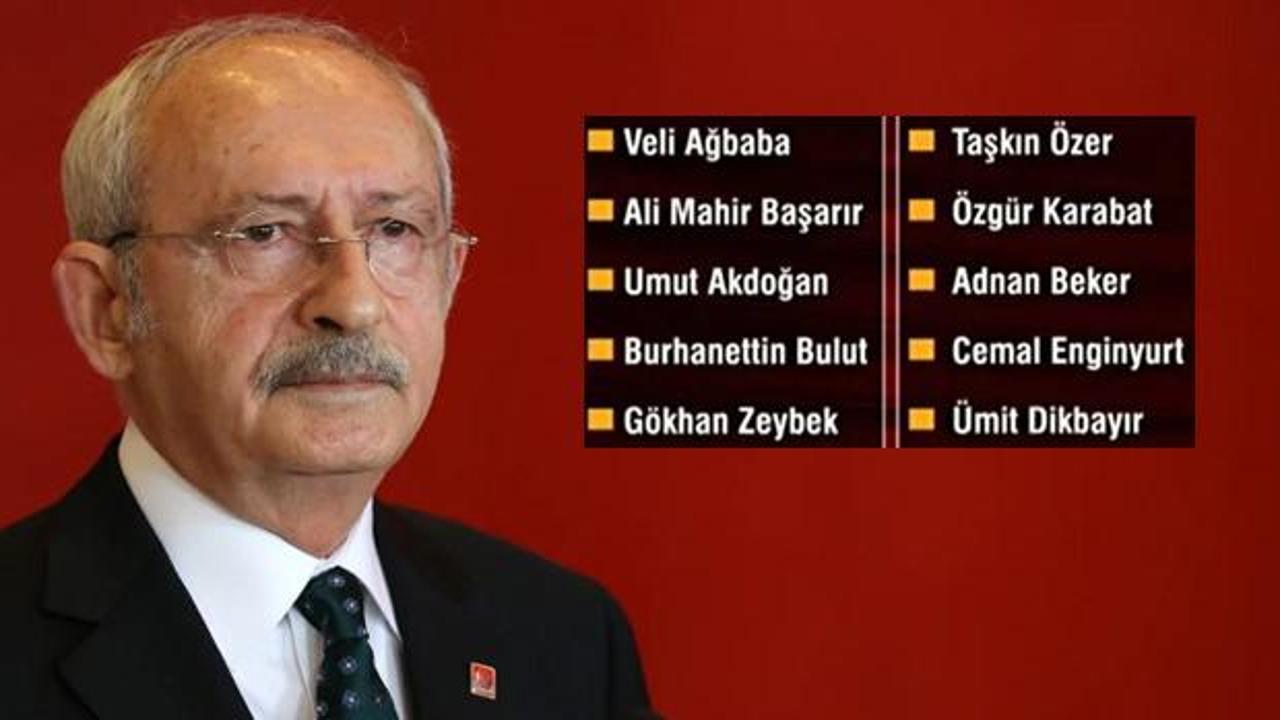 'Kılıçdaroğlu'nun CHP'den ihraç edeceği 10 isim belli oldu' iddiası