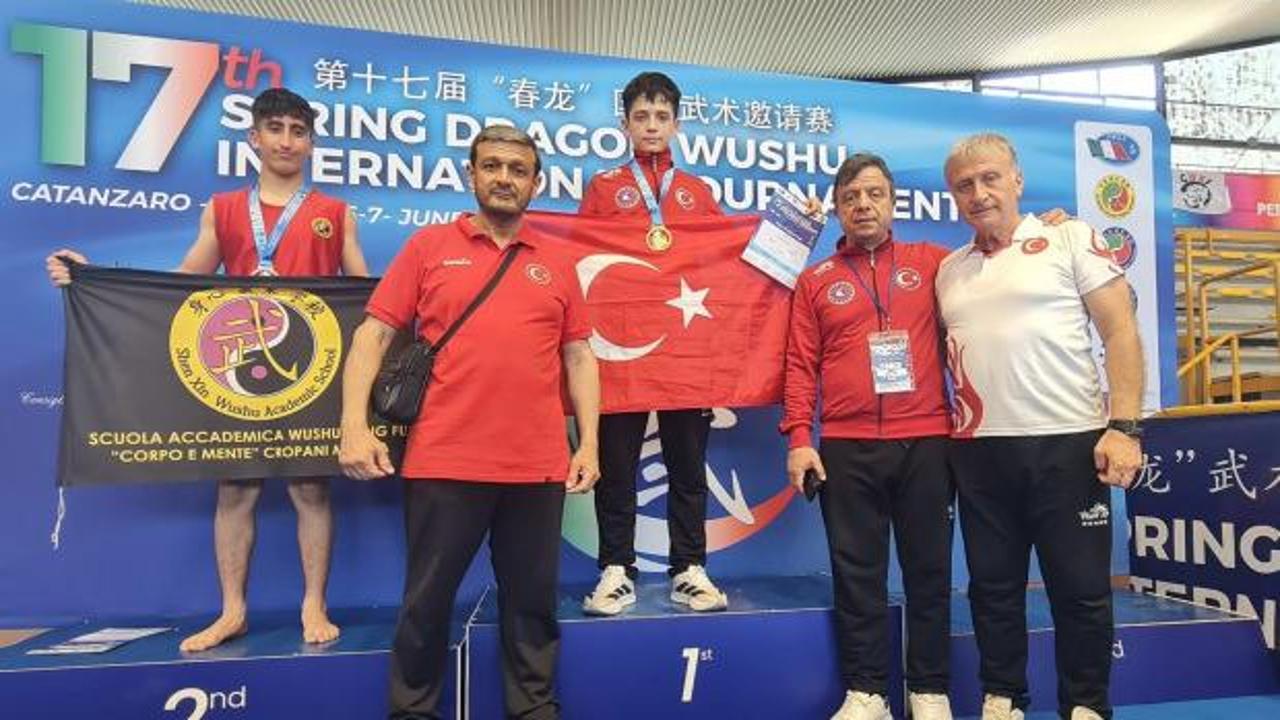 Serkan Doruk'un madalya töreninden bir fotoğrafı