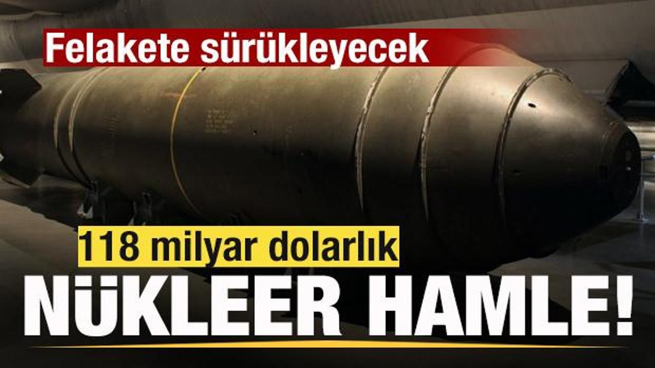 Nükleer silahların maliyeti ve insani ihtiyaçlar arasındaki karşılaştırmayı gösteren grafik.
