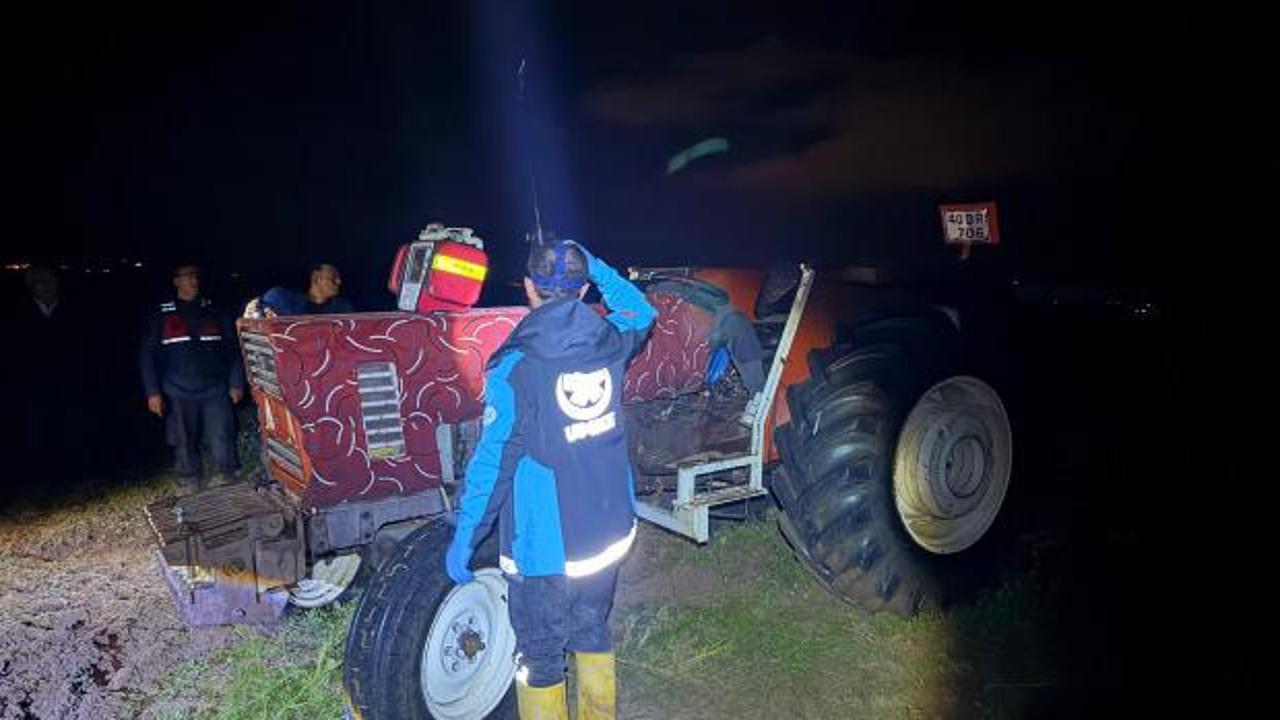 Necmi Pınar'ın traktöründe ölü bulunduğu tarlanın genel görünümü