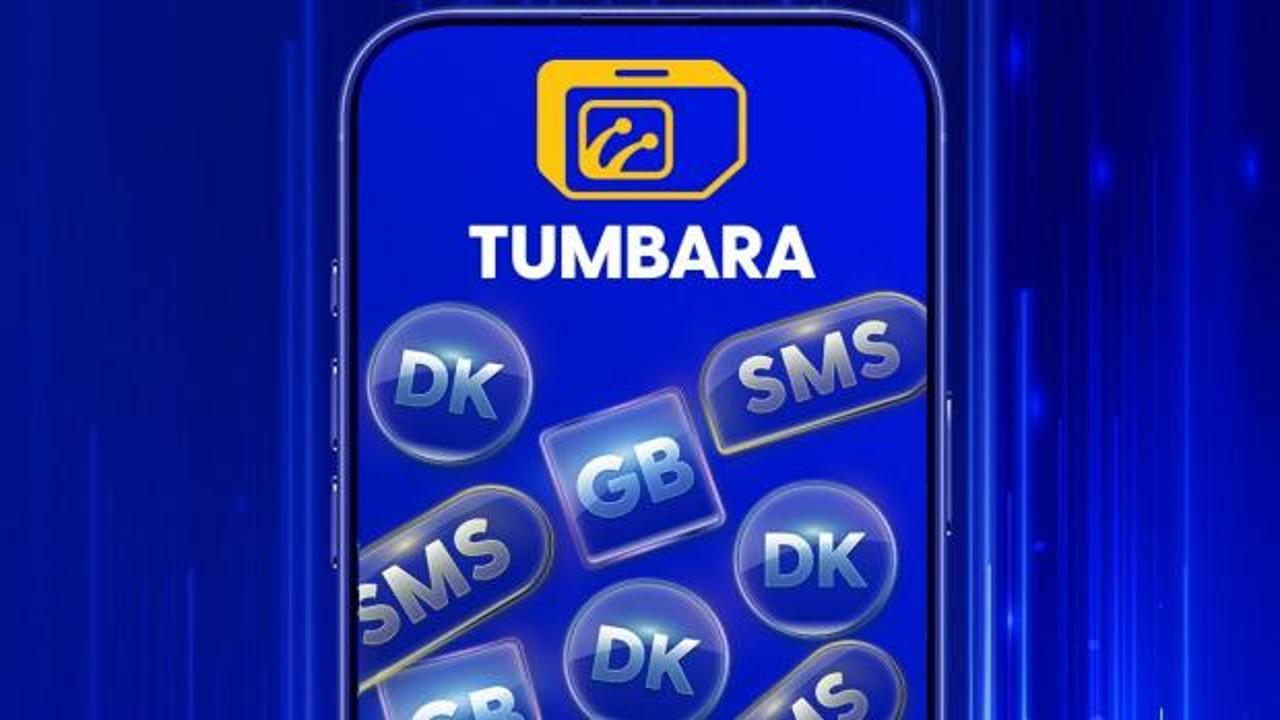 Tumbara 1 yılda 25 milyon GB hediye etti