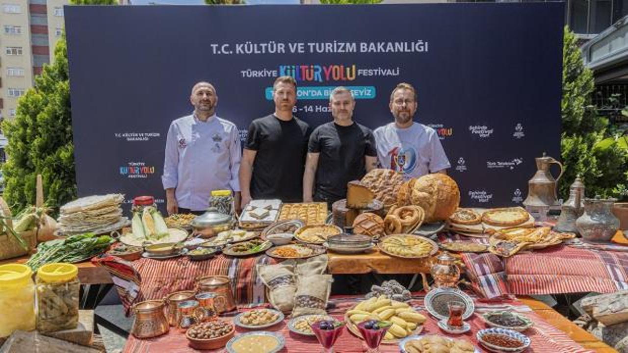 T&uuml;rkiye K&uuml;lt&uuml;r Yolu Festivali'nde Trabzon lezzet noktası rekoru kırdı 