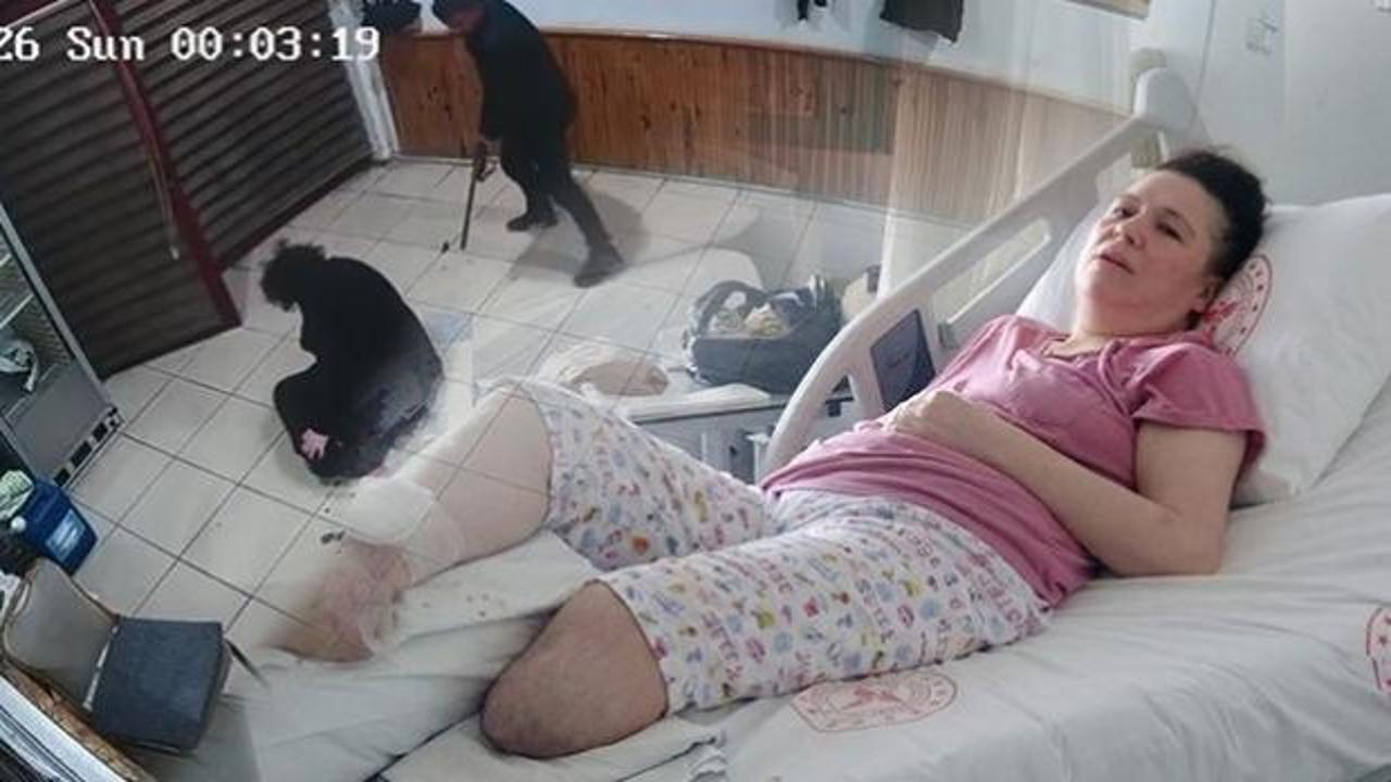 Kocasından kanlı pusu! Canını kurtarmak için bacağını kestiler