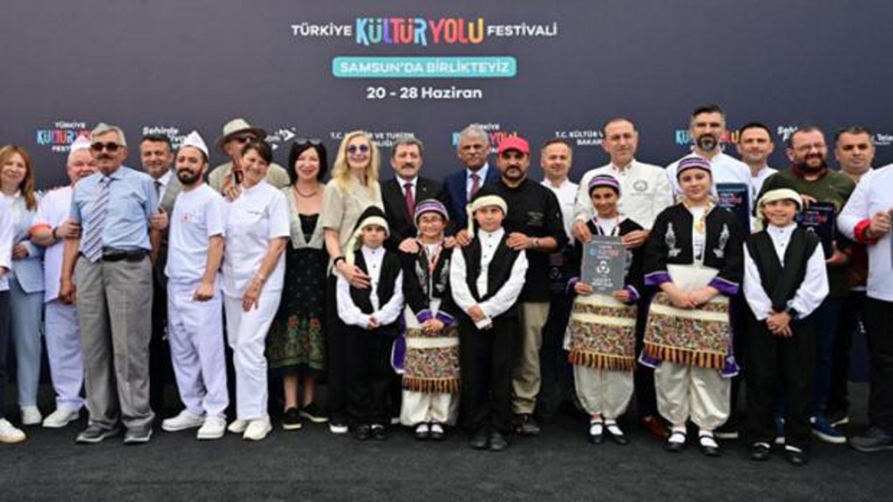 Samsun Kültür Yolu Festivali açılışından genel görünüm