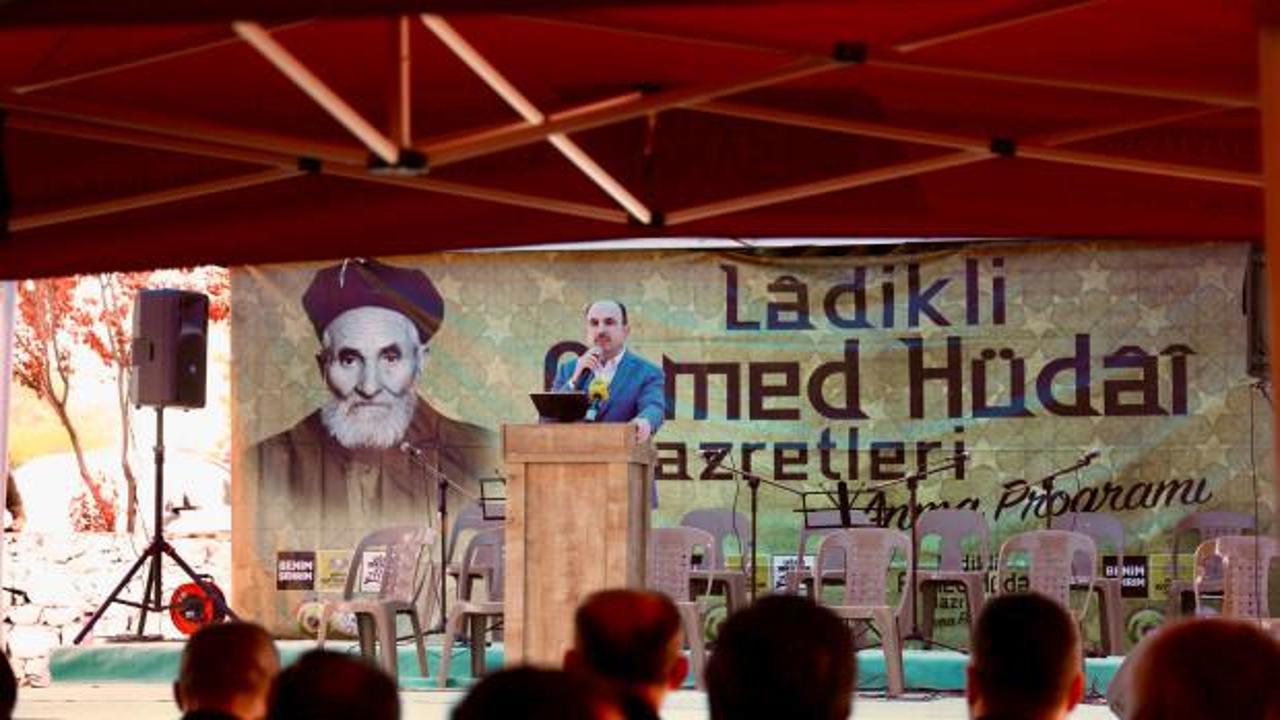 Ladikli Hacı Ahmet Hüdai Hazretleri'nin 57. vefat yıl dönümü anma programından genel görünüm.