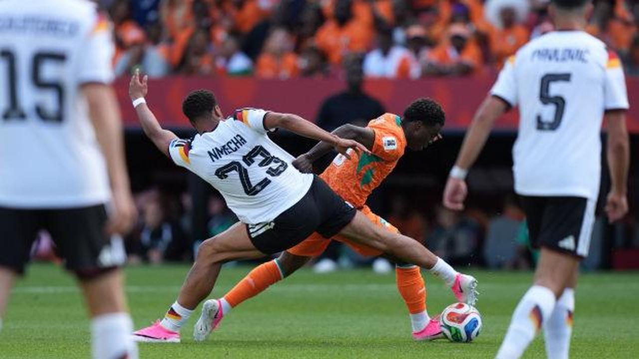 Almanya ve Fildişi Sahili futbol takımlarının maçı