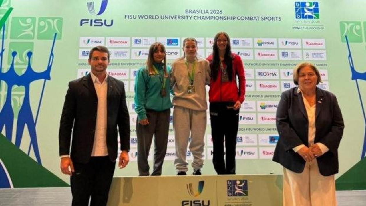 Brezilya'da b&uuml;y&uuml;k gurur: T&uuml;rk sporcu Zerda Demir, d&uuml;nya ikincisi oldu