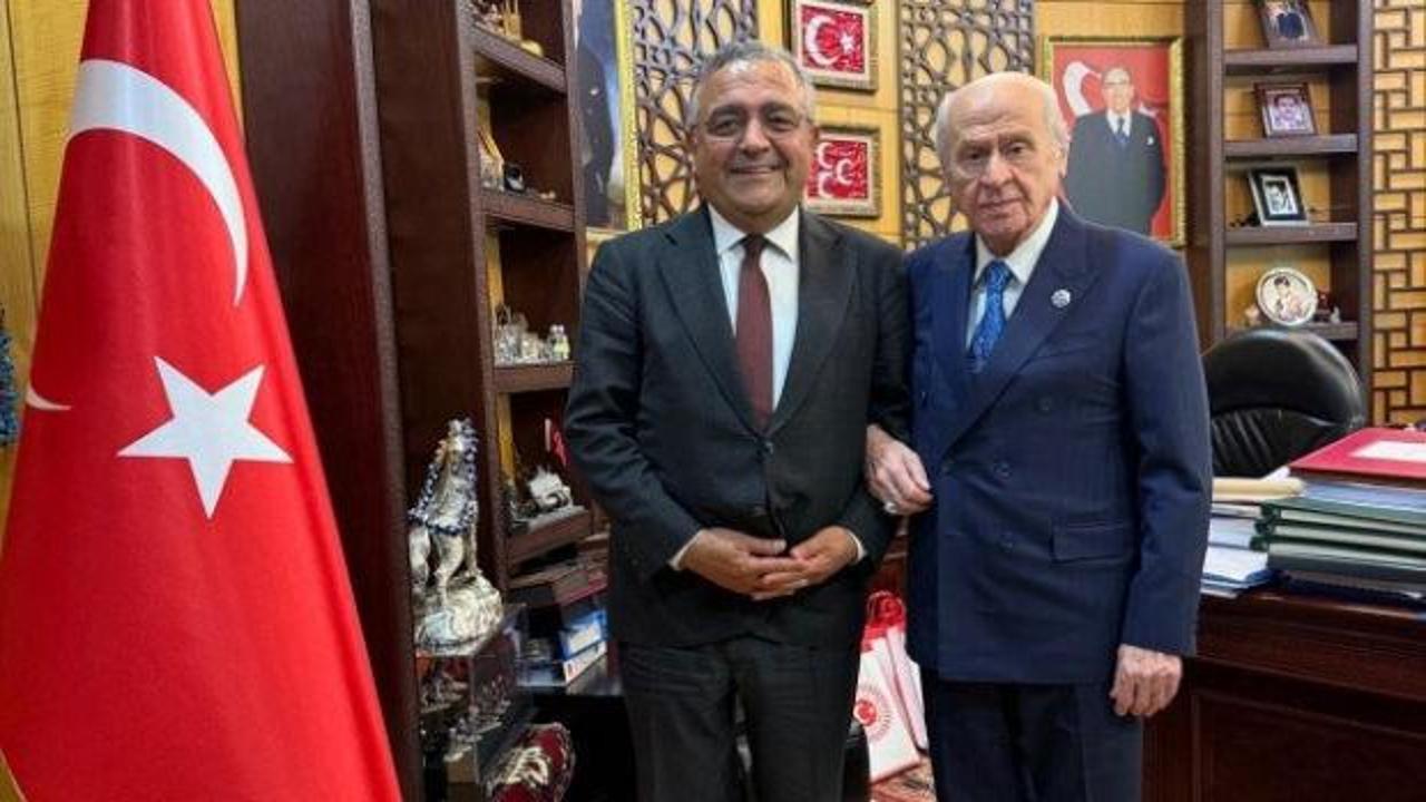Devlet Bah&ccedil;eli, CHP'li Sezgin Tanrıkulu'nu ağırladı!