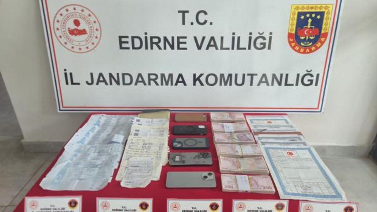 Edirne&rsquo;deki tefecilik operasyonunda 6 tutuklama