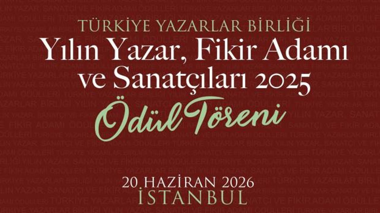 TYB Yılın Yazar, Fikir Adamı ve Sanatçıları Ödülleri töreninden genel görünüm