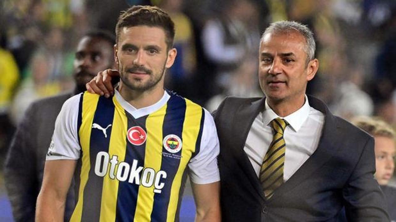 Fenerbahçe Teknik Direktörü İsmail Kartal ve Dusan Tadic