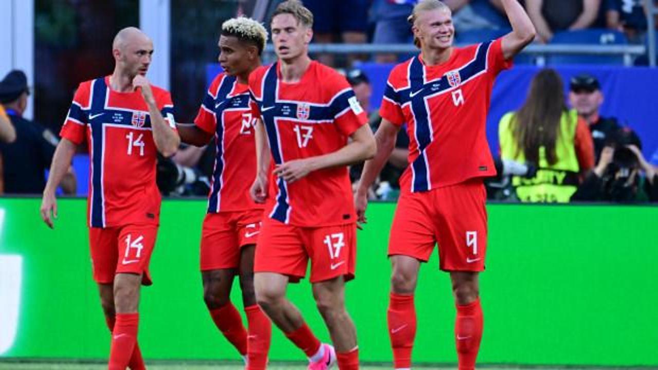 Erling Haaland'ın gol sevinci