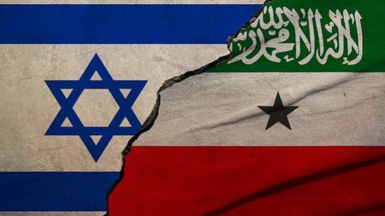 Somaliland Dışişleri Bakanı Abdisalam Omer Abdullahi'nin İsrail'i ziyareti sırasında çekilmiş bir fotoğraf.