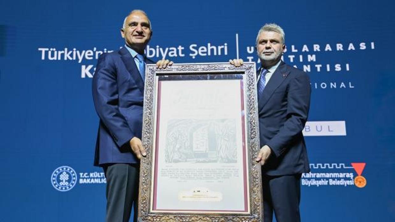 Kahramanmaraş'ın UNESCO Edebiyat Şehri olarak kabul edilmesiyle ilgili tanıtım toplantısından görüntüler.