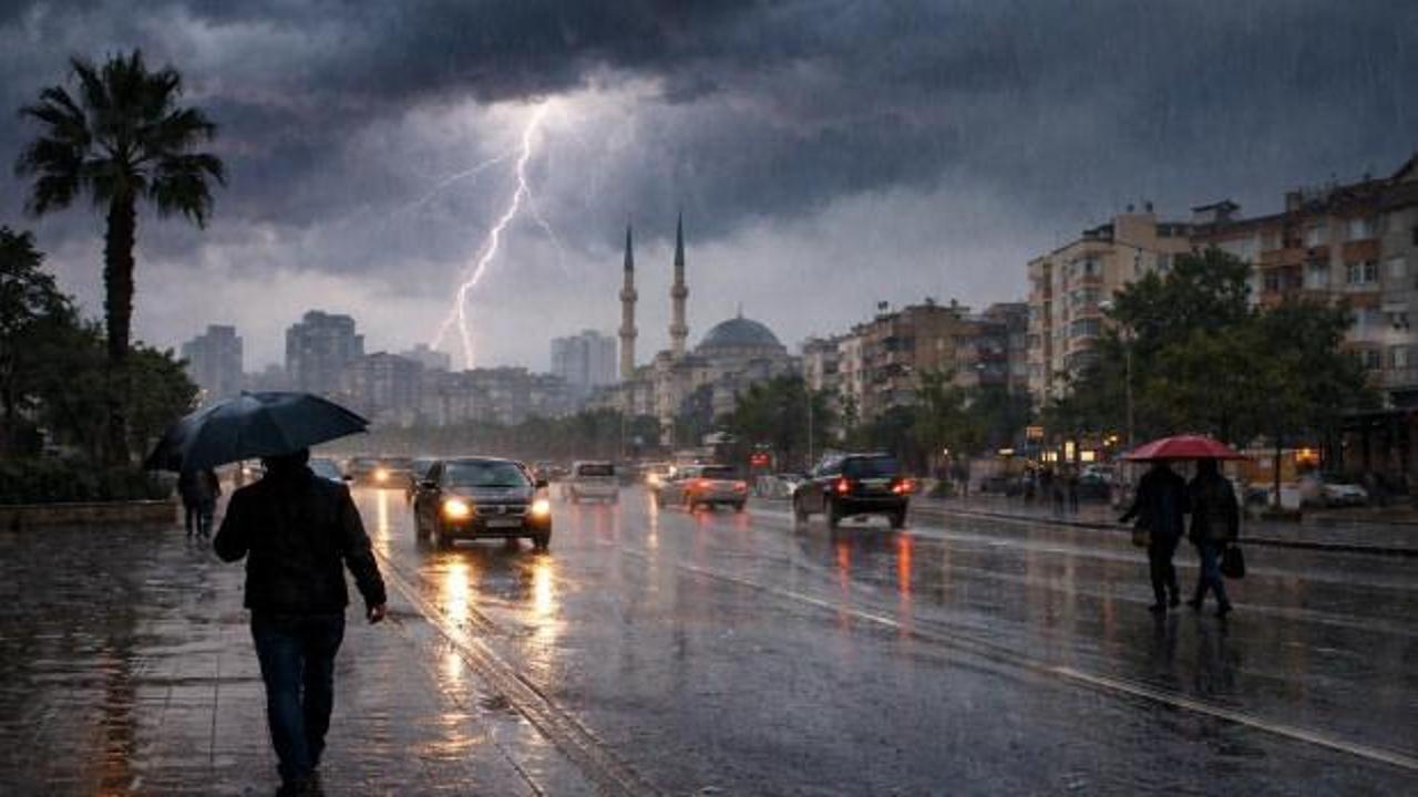 Meteoroloji'den 19 il için sarı kodlu sağanak yağış uyarısı yapıldı.