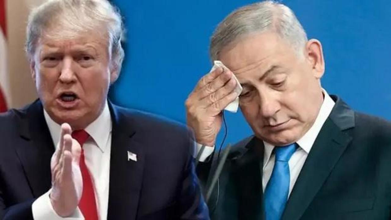 ABD Başkanı Donald Trump ve İsrail Başbakanı Binyamin Netanyahu'nun birlikte çekilmiş fotoğrafı.