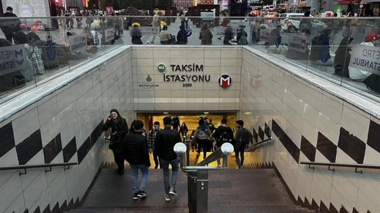 Valilik karar almıştı: Taksim Metro istasyonu kapatıldı!